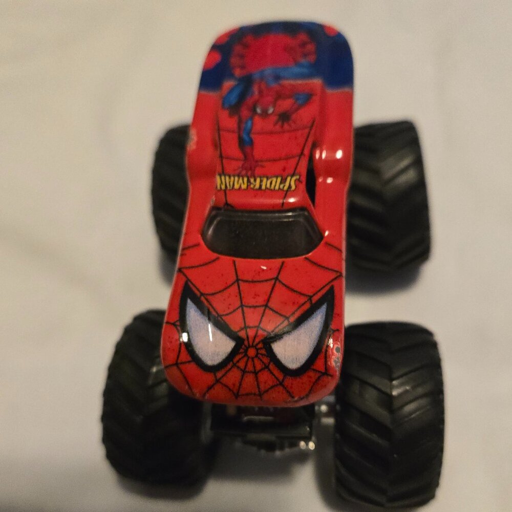 Marvel Spider-Man Red and Blue Monster Truck Toy